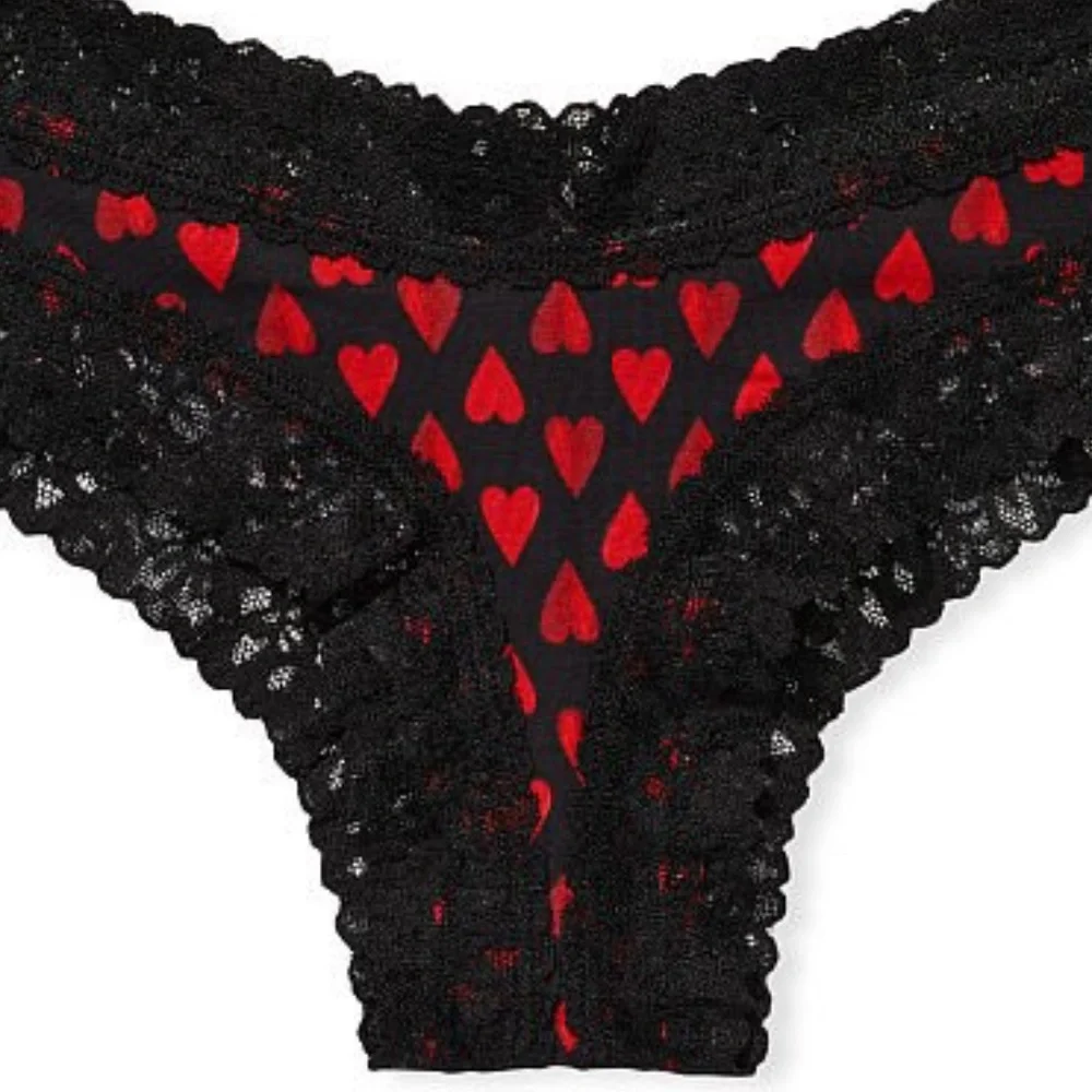 VS❤️ Lace Waist Cheeky Hearts Victoria's Secret Valentine’s Day NWT - Picture 13 of 16